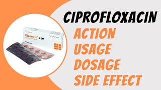 Ciprofloxacin Drug  what is the use of ciprofloxacin  Dosage  Side Effects amp Brands [upl. by Carolin]