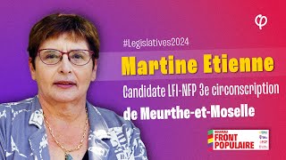 Législative 2024  En MeurtheetMoselle cette candidate LFINFP mène bataille contre la pauvreté [upl. by Defant]