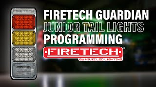 FireTech Guardian Junior Tail Lights Programming [upl. by Cutlerr361]