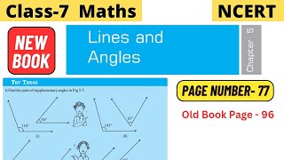 Class 7 Maths Chapter 5 lines and angles Try these page number 77 solution [upl. by Caputo]