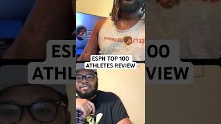 ESPN TOP 100 ATHLETES REVIEW blackpodcast [upl. by Harhay]