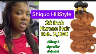 Cheapest wigs with Shiquo HiiiStyle  Kenya  China 🇨🇳  7 day delivery countrywide [upl. by Leena]