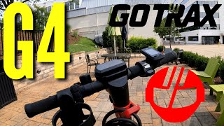 GoTrax G4 Electric Scooter Final Range Test Full Throttle 137 Miles [upl. by Klinges838]