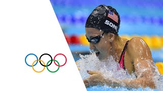 Rebecca Soni Breaks World Record  200m Breaststroke  London 2012 Olympics [upl. by Prissie]