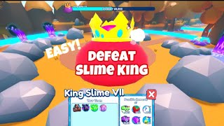 How to defeat King Slime Boss  Pet Catchers  Roblox [upl. by Herrah642]