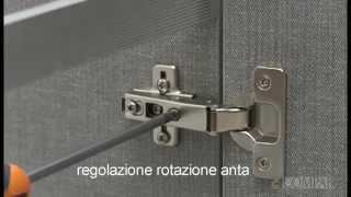 Compab Mobili Arredo Bagno  Regolazione ante mobili bagno Guide e Video fai da te [upl. by Shue]