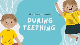 Mistakes to avoid during TEETHING 🦷 teethingbaby dental teeth [upl. by Iveson]