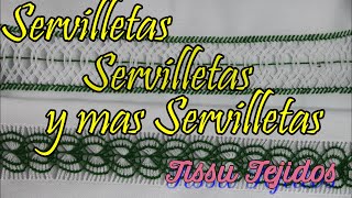 SERVILLETAdeshiladosBoda BautizosETC TissuTejidos [upl. by Dlabihcra]