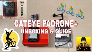 CATEYE PADRONE UNBOXING AND GUIDE  JUST RIDE [upl. by Culberson]