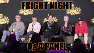 Fright Night QampA Panel at spookyempire [upl. by Eiuqnom644]