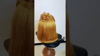 Bridal brade hairstyling bradebride hairstylinghair new2024 [upl. by Nonnaihr]