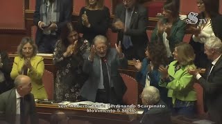 SCARPINATO DURISSIMO CONTRO NORDIO quotPROMOTORE DI UNA POLITICA CRIMINALEquot [upl. by Einafats590]