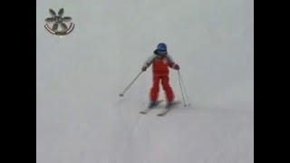 Tests enfants étoile dor Ecole du ski français [upl. by Chaffinch]