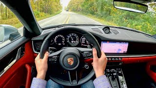 2021 Porsche 911 Turbo S  POV Test Drive Binaural Audio [upl. by Johan]