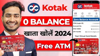 Kotak Mahindra Bank Open Account Zero Balance  Kotak 811 Account Opening Online Zero Balance [upl. by Waechter806]