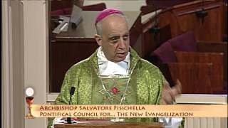 EWTN Daily Catholic Mass  2014225 Archbishop Fisichella Pontifical Council  New Evangelization [upl. by Ihteerp]