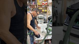 Using my new Festool sander festool woodworking carpenter tools cabinet maker diy carpentry [upl. by Herminia]