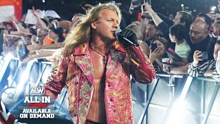 Chris Jerichos Performance at Wembley Stadium  AEW All In London 82723 [upl. by Kusin]