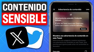 ✅ Cómo VER Contenido SENSIBLE en X  TWITTER 2024 Paso a Paso [upl. by Einamrej]