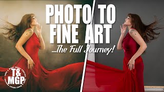 Studio Portrait to Fine Art In Photoshop  Take and Make Great Photography with Gavin Hoey [upl. by Mikey]