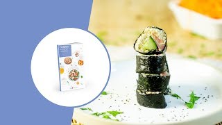 Keto Sushi met Bloemkoolrijst en Zalm  Protiplan Koolhydraatarm Dieet Recepten [upl. by Iadrahc712]