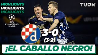 Highlights  Dinamo Zagreb 3302 Tottenham  Europa League 2021  8vos vuelta  TUDN [upl. by Eadrahc]