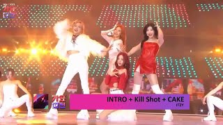 2023 SBS 가요대전 ITZY  INTRO  Kill Shot  Cake Live at SBS Gayo Daejeon 2023 [upl. by Farlie]