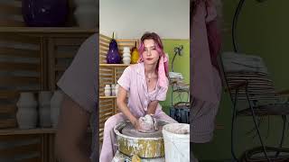 Hot Ceramic Artist at Work 🔥  Pottery Skills amp Art shorts [upl. by Anstus848]