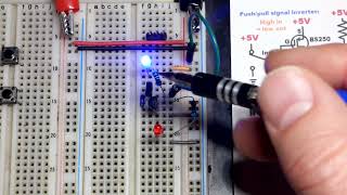 Push Pull MOSFETs 2N7000 N and BS250 P Channel Enhancement Transistors [upl. by Eirek292]