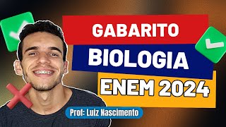 Gabarito ENEM 2024 Ciências da Natureza 📒  Biologia  Respostas ENEM 2024  Luix Nascimento [upl. by Anytsirk]