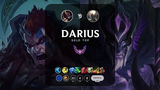 Darius Top vs Pantheon  EUW Master Patch 1324 [upl. by Arlana]