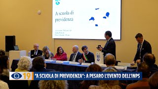 “A scuola di previdenza’’ a Pesaro l’evento dell’INPS [upl. by Kurtis926]