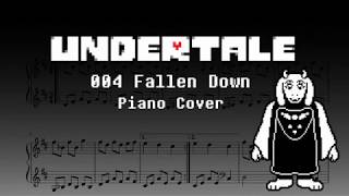 Undertale  004 Fallen Down Piano [upl. by Newhall]