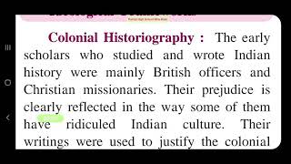 Colonial Historiography [upl. by Gert830]