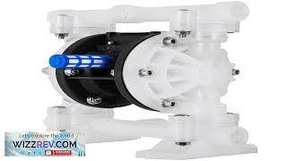 VEVOR AirOperated Double Diaphragm Pump 12 in Inlet amp Outlet Polypropylene Body Review [upl. by Linden]