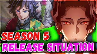 Demon Slayer Season 5 Release Situation Movies Coming [upl. by Yehudi]