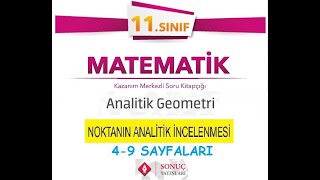 Sonuç Yayınları 11Sınıf Matematik Kitabı Analitik Geometri 49 Sayfaları [upl. by Norat]