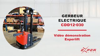 Gerbeur électrique CDD12030  Heli [upl. by Airbmac]