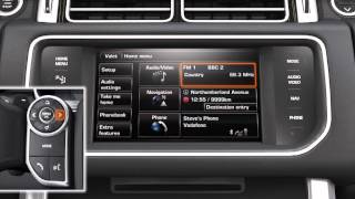 How to use the steering wheel controls  Range Rover Sport 2013 [upl. by Evania]