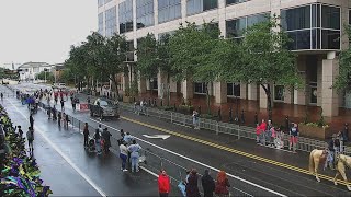 Mardi Gras 2024 Bayport Parading Society and Mystic DJ Riders in Downtown Mobile [upl. by Joela]