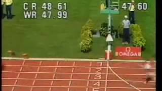 W 400m  Marita Koch  4760  Canberra Aus  1985  World Record [upl. by Ledda327]