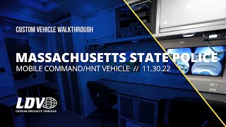 Massachusetts State Police Mobile CommandHNT Vehicle [upl. by Vidovic801]