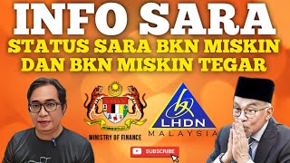 TERBARU TARIKH KELULUSAN SARA BKN MISKIN DAN BKN MISKIN TEGAR [upl. by Atinnod75]