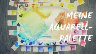 Mein AquarellPalette  Welche Farben und wie viele [upl. by Enenaej709]