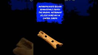 Hauntingly Beautiful Neanderthal Flute Music  50000 Years Old shorts [upl. by Mariandi]