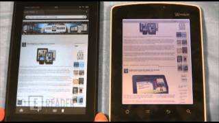 Kyobo Mirasol VS Amazon Kindle Fire [upl. by Secnarf717]