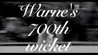 Warnes 700th wicket [upl. by Gallenz369]