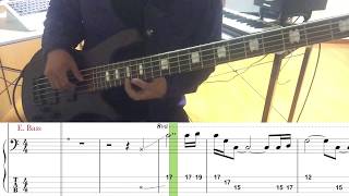 Red Hot Chili PeppersAeroplaneBass cover５線譜ampTab譜付き歌無しVer [upl. by Veronique]