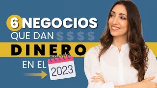 6 Ideas de NEGOCIOS RENTABLES con POCO DINERO en 2023 💰 [upl. by Rephotsirhc933]