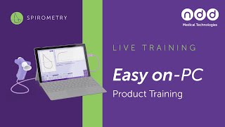 Live spirometry training with the Easy onPC – March 2024 [upl. by Olcott263]